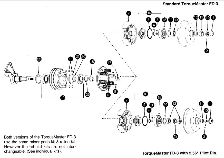 Bendix Repair Kit 104937 8005250164